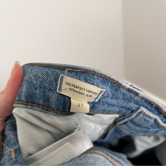 Madewell The Perfect Vintage Straight Jean Size 27 - Picture 5 of 13